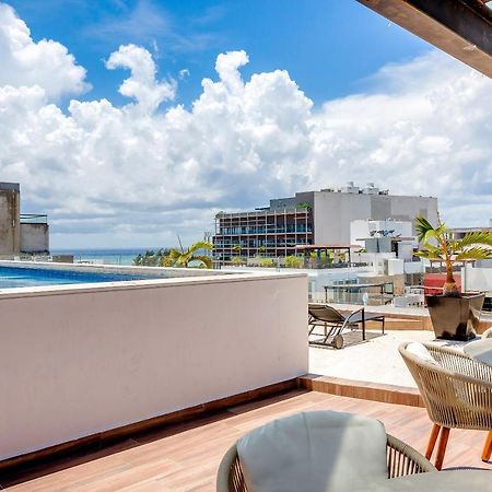 Incredible Oceanview Roof Lounge, Apartment Units 2 Blocks To Beach بلايا ديل كارمن المظهر الخارجي الصورة