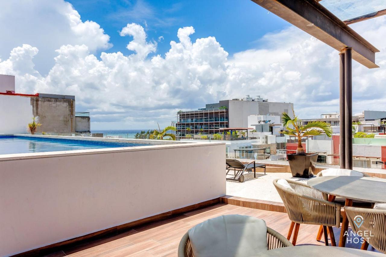Incredible Oceanview Roof Lounge, Apartment Units 2 Blocks To Beach بلايا ديل كارمن المظهر الخارجي الصورة
